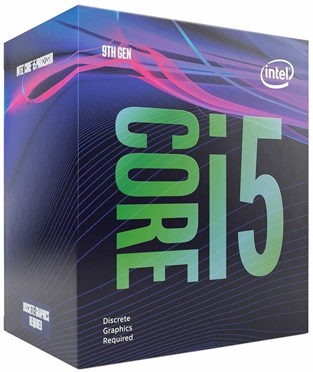 Процессор Intel Intel® Core™ i5-9400F 2.9GHz 9MB BOX BX80684I59400F, 2.9ГГц, LGA 1151, 9МБ