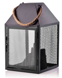 Декор для дома Mondex Kanvar Fireplace LED Lanterns Black 30cm