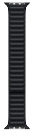 Siksniņa Apple 45mm Midnight Leather Link - M/L, melna
