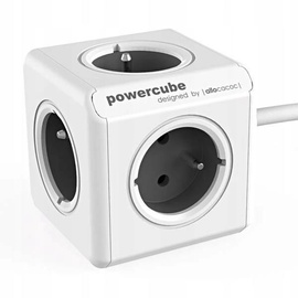 Allocacoc PowerCube Extended Type E 1.5m White/Grey