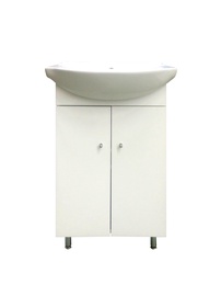 Шкаф для ванной Deftrans, белый, 25 x 50 см x 76 см