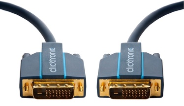 Clicktronic Cable DVI-D To DVI-D 2m Blue