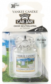 Oсвежитель воздуха для автомобилей Yankee Candle Clean Cotton