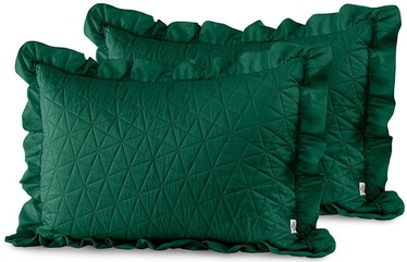 AmeliaHome Tilia Pillowcase Dark Green 50x70cm 2pcs