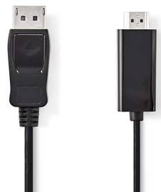 Nedis DisplayPort To HDMI Cable 1m Black