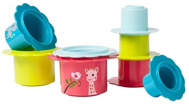 Klucīši Vulli Sophie La Girafe Stacking Flowers 010256
