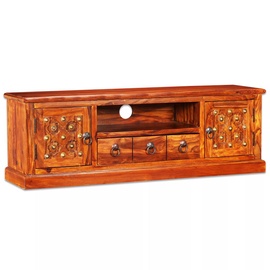 TV-laud VLX Solid Sheesham Wood, pruun, 1200 mm x 300 mm x 400 mm