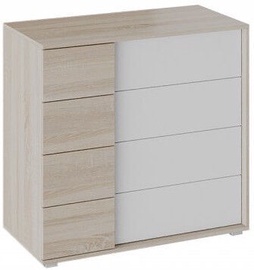 MN Valeri Chest Of Drawers Sonoma Oak/White
