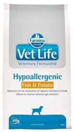 Сухой корм для собак Farmina Vet Life Hypoallergenic Fish & Potato, рыба, 12 кг