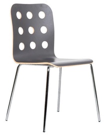 Black Red White Stop Cantona Chair Grey