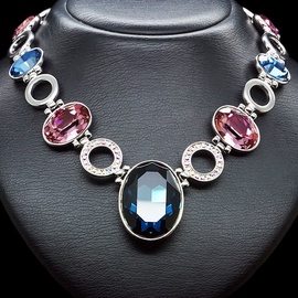 Diamond Sky Necklace Charming Glitter With Swarovski Crystals