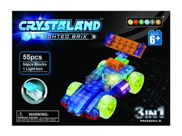 Konstruktor Crystaland, helendav auto, 3 in 1