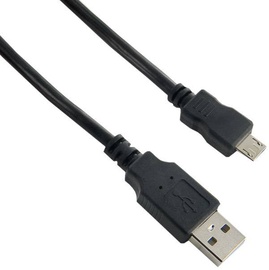 4World Micro USB Cable 0.8m Black