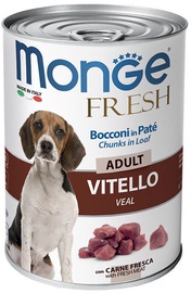 Monge Fresh Chunks Adult With Veal 400g