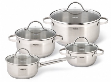 Fissman Gabriela Cookware Set with Glass Lids 4pcs