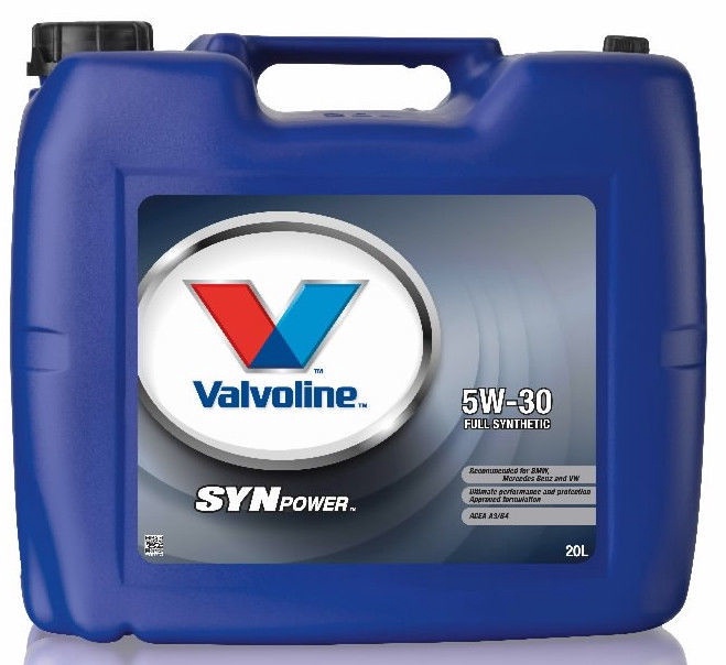 Машинное масло Valvoline 5W - 30, синтетический, для легкового автомобиля, 20 л