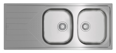 Köögivalamu Teka Universe 80 T-XP 2B 1D, roostevaba teras, 1160 mm x 500 mm x 170 mm