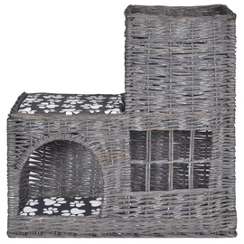 Dzīvnieku gulta - māja VLX Pet House, pelēka, 550 mm x 270 mm