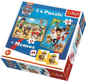 Пазл Trefl Memo & Puzzles Disney Paw Patrol 90790, 30/48 шт.