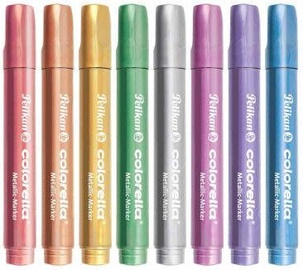 Marker Pelikan Colorella, sinine/kollane/roheline/roosa/violetne
