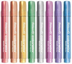 Marker Pelikan Colorella, sinine/kollane/roheline/roosa/violetne, 8 tk