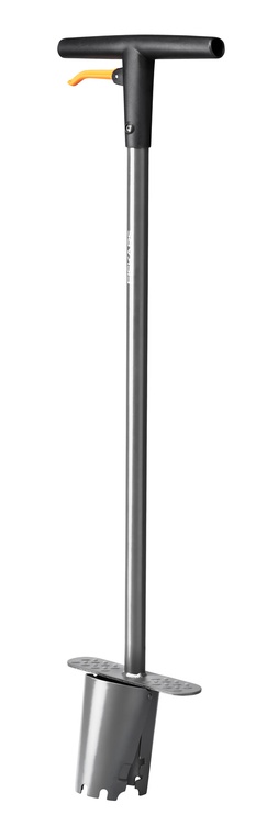 Stādītājs Fiskars 1057078, nerūsējošais tērauds, melna/pelēka