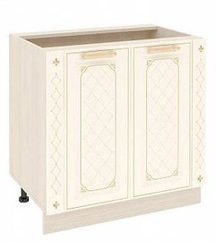 DaVita Milana 23.62 Kitchen Bottom Cabinet Astrid Pine/Vanilla