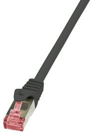 LogiLink CAT 6 S/FTP Cable Black 0.5m