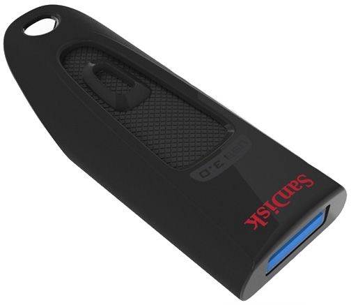 USB zibatmiņa SanDisk Ultra SDCZ48-064G-A46, melna, 64 GB