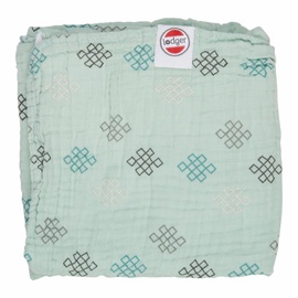Sega Lodger Dreamer Xandu Muslin Green Knot, 120x120 cm