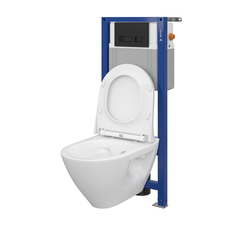 Piekarināmās tualetes komplekts Cersanit B396, 113 cm