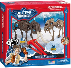 Geoworld Paleo Adventures Smilodon vs. Mammuthus Excavation Kit CL1662K