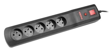 ARMAC Surge Protector 5 Outlet Black 1.5m