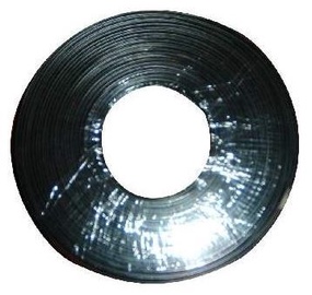 Gembird flat telephone cable stranded 6-wire Black 100m