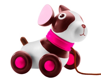 Djeco Stop Pull Along Toys Bosco Dog