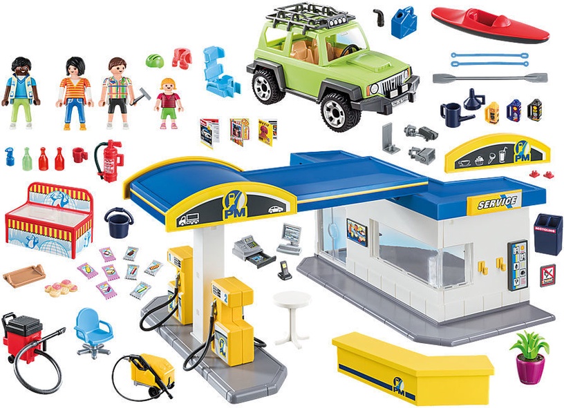 Конструктор Playmobil City Life Gas Station 70201 70201, пластик