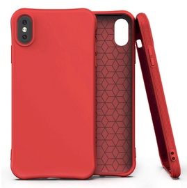 Fusion Solaster Back Case For Apple iPhone X/XS Red