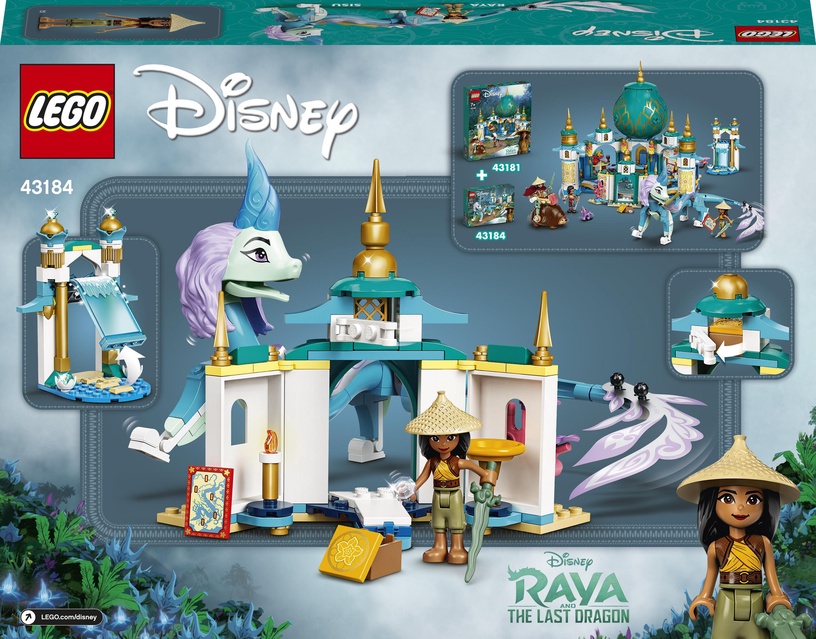 Konstruktor LEGO I Disney Princess™ Raya ja Sisu draakon 43184