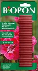 Mēslojums pelargonijām Biopon, nūjas forma