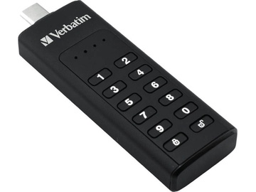 USB zibatmiņa Verbatim Keypad Secure, 128 GB