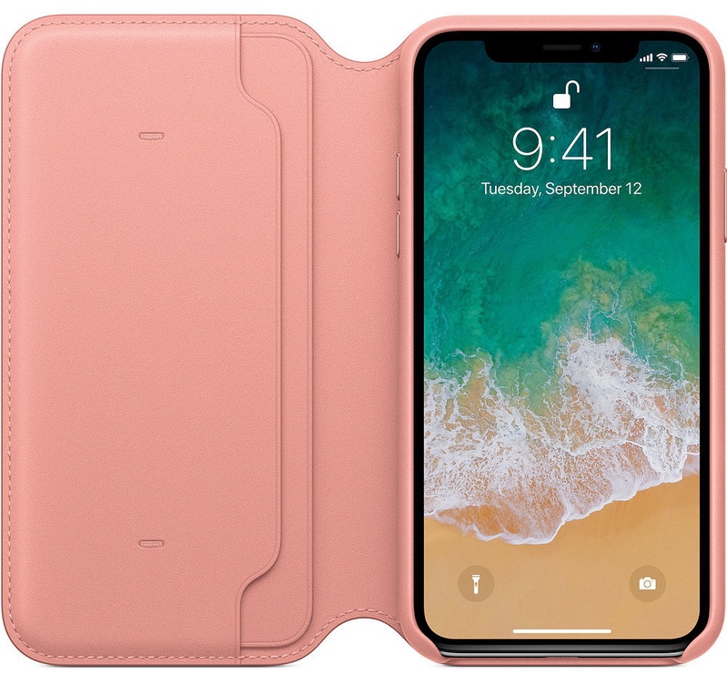 Telefono dėklas Apple, Apple iPhone X, rožinė