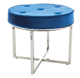Pufs Signal Meble Noa Blue, 50x50x46 cm