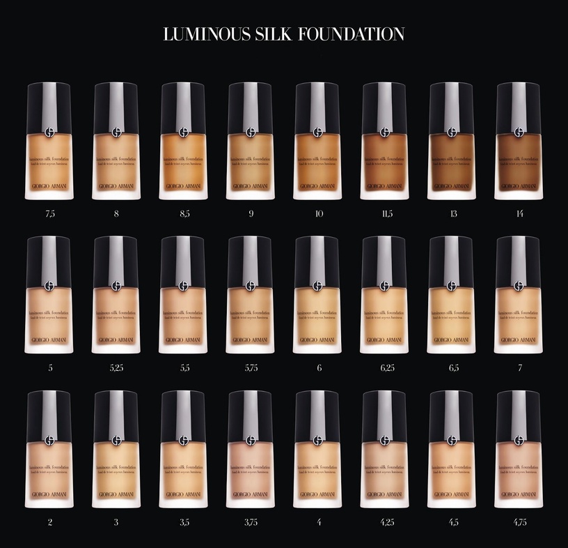 Šķidrā grima bāze Giorgio Armani Luminous Silk, 30 ml