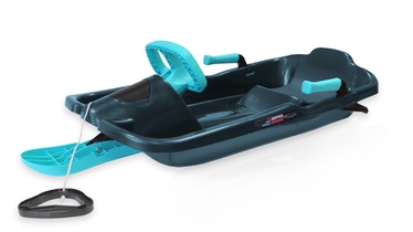 Пластиковые салазки Plastkon Skipper, синий, 98 см x 45 см