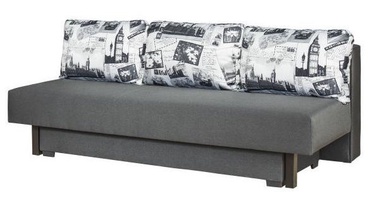 Dīvāngulta Bodzio Afrodyta Dark Gray/London 2, 200 x 88 x 71 cm