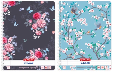 Herlitz Spiral Notepad Ladylike A4/80p 128864 Assortment