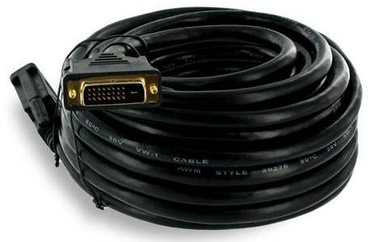 4World Monitor Cable DVI-D / DVI-D Black 4.5m