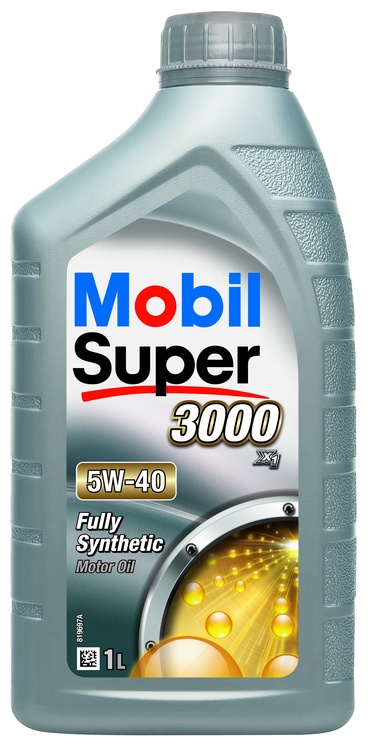 Motoreļļa Mobil Super 3000 5W - 40, sintētiskais, vieglajam auto, 1 l