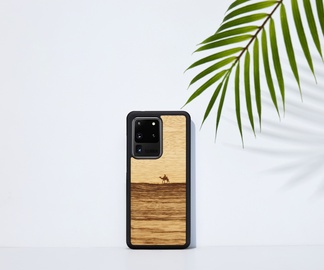 Чехол для телефона Man&Wood Case for Galaxy S20 Ultra Terra, Samsung Galaxy S20 Ultra, черный
