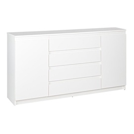 Kumode WIPMEB Armadio AXL 2D 4S White, 110x37x85 cm